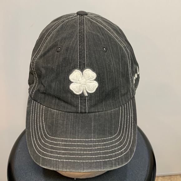 Black Clover Live Lucky Dark Gray Adjustable Strapback Baseball Cap - Picture 1 of 8